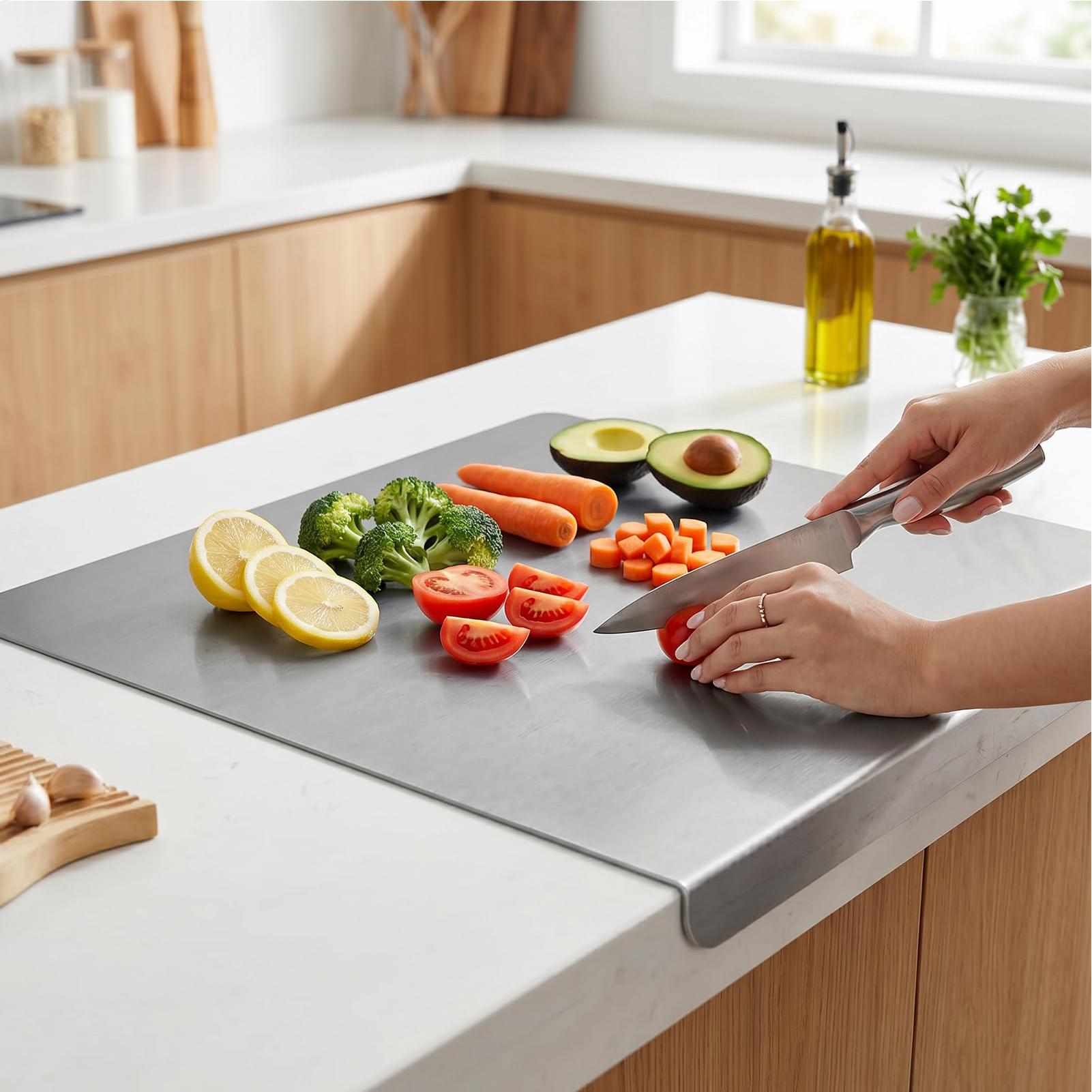 Meal Prep For Cutting - لوح تقطيع من الفولاذ المقاوم للصدأ