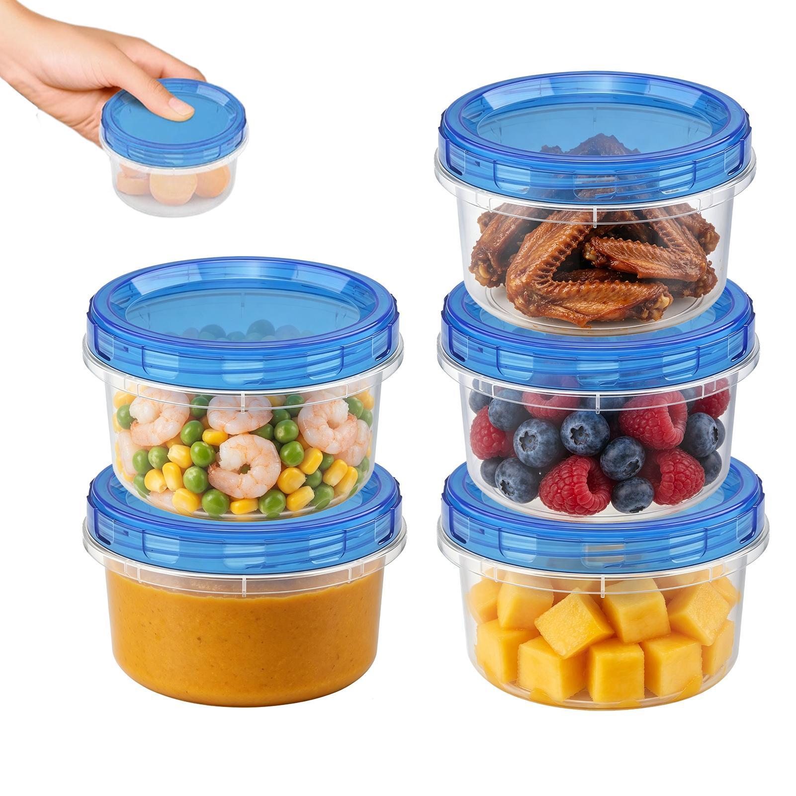Meal Prep Juice - حاويات تخزين طعام آمنة للفريزر، 5