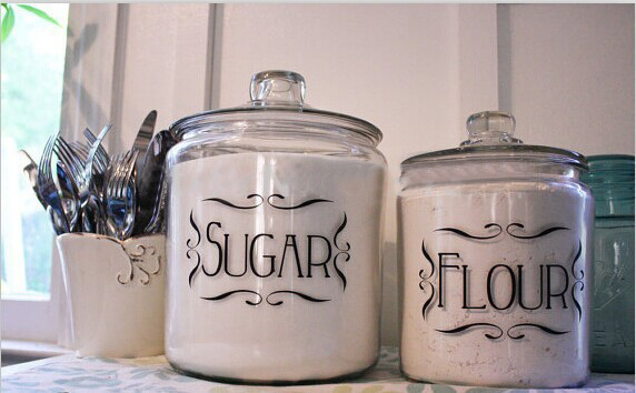تسميات المطبخ ، مجموعة من 4 جر - مراجعة Spice Jar Labels وسعره