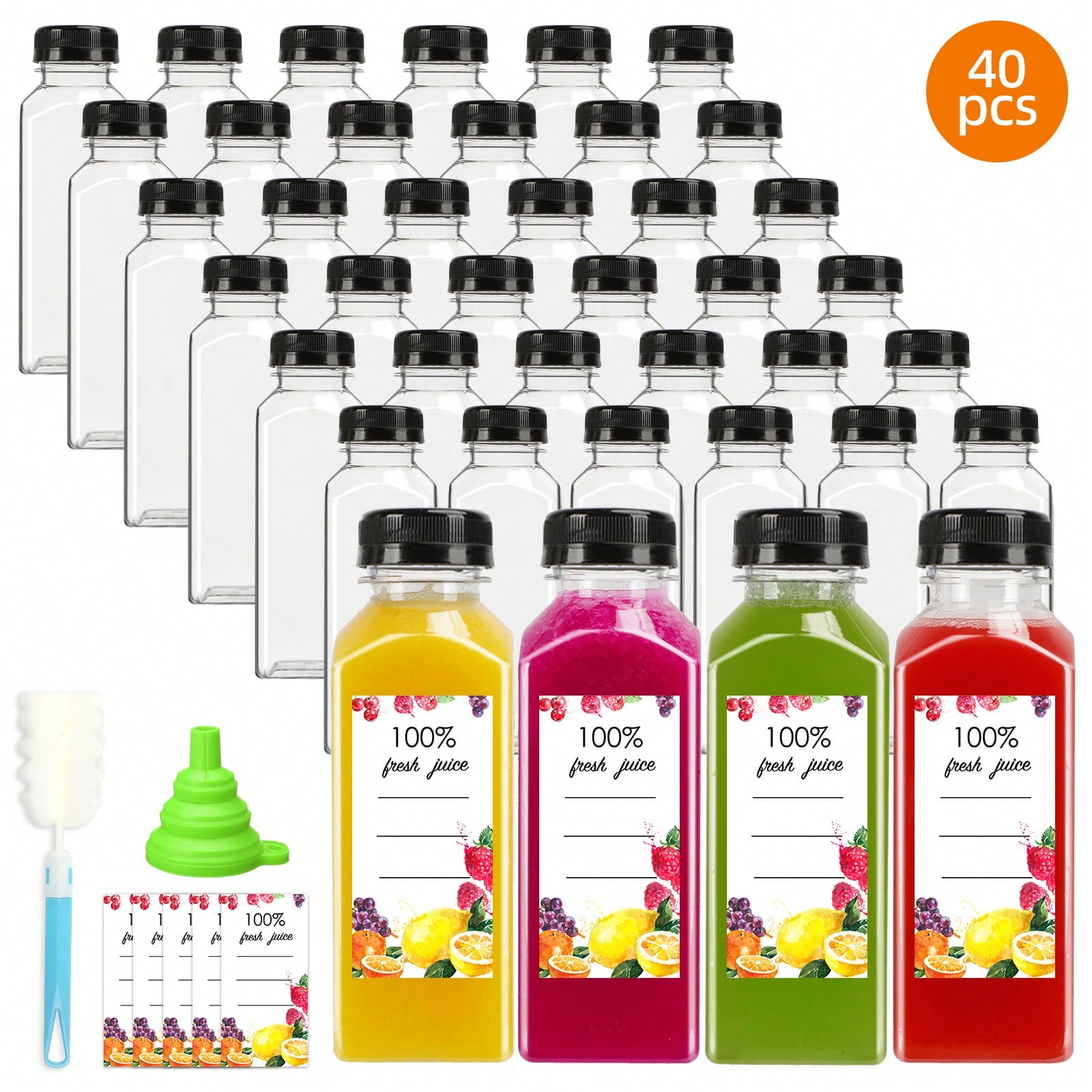زجاجات عصير بلاستيكية حديثة وأ - مراجعة Meal Prep Juice وسعره