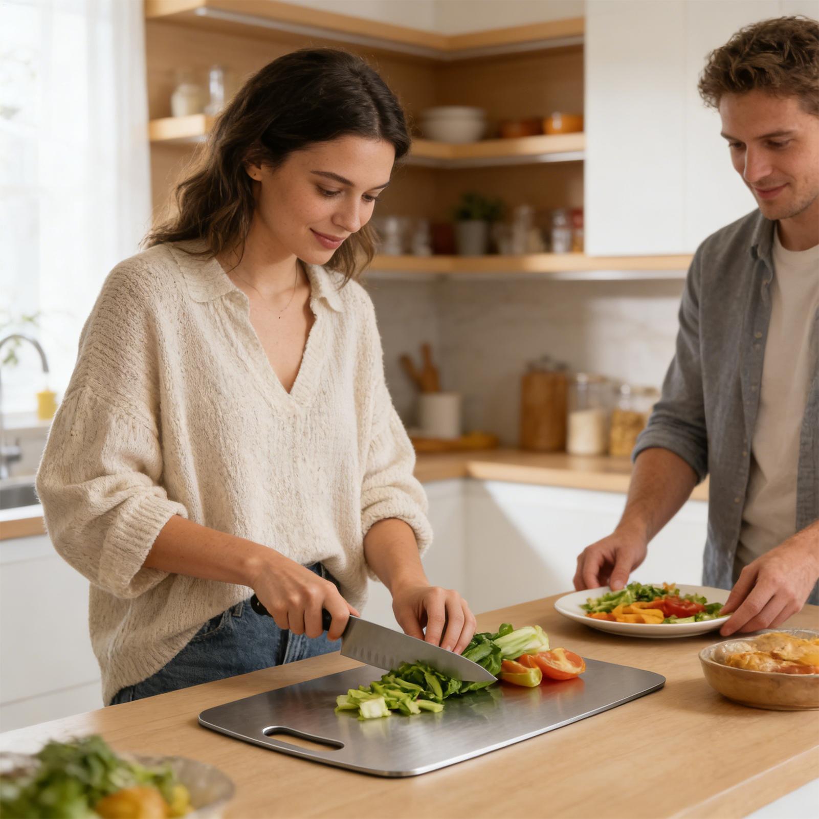 لوح تقطيع من الفولاذ المقاوم ل - مراجعة Meal Prep For Cutting وسعره