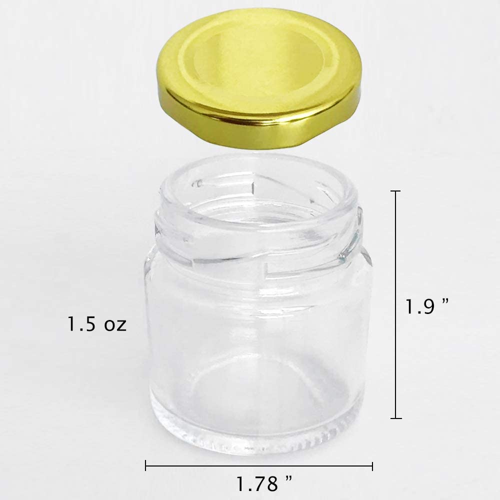 برطمانات زجاجية مع أغطية ذهبية - مراجعة Spice Jar Labels وسعره