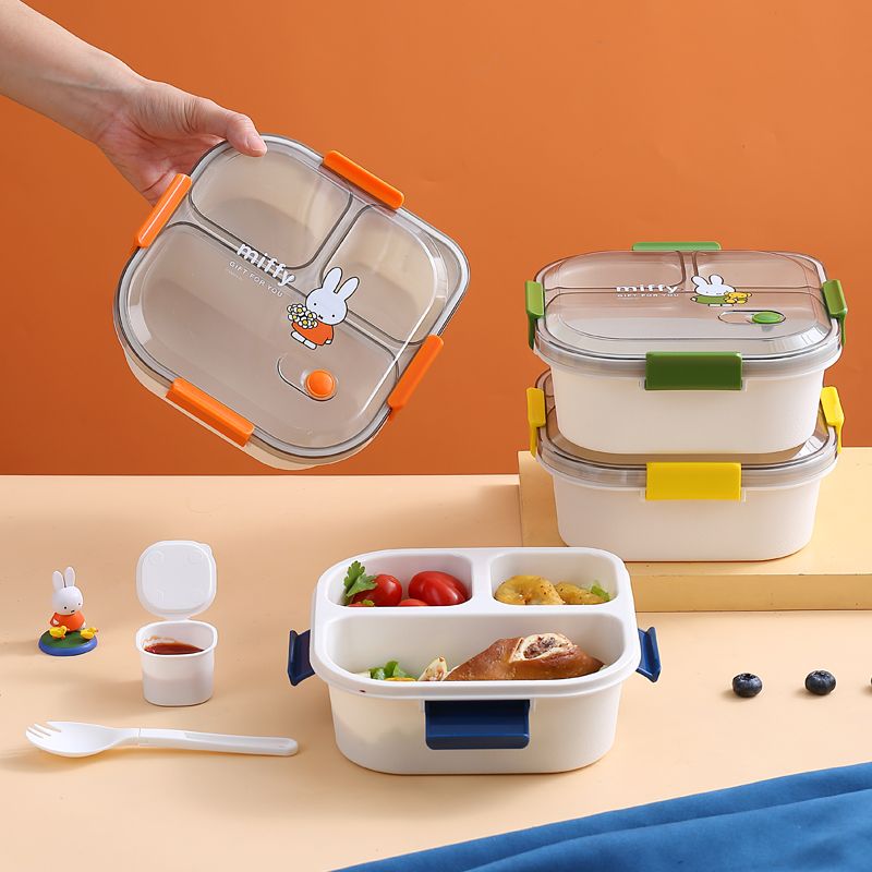 علبة غداء كاوايي ميفي كرتونية  - مراجعة Meal Prep No Microwave وسعره