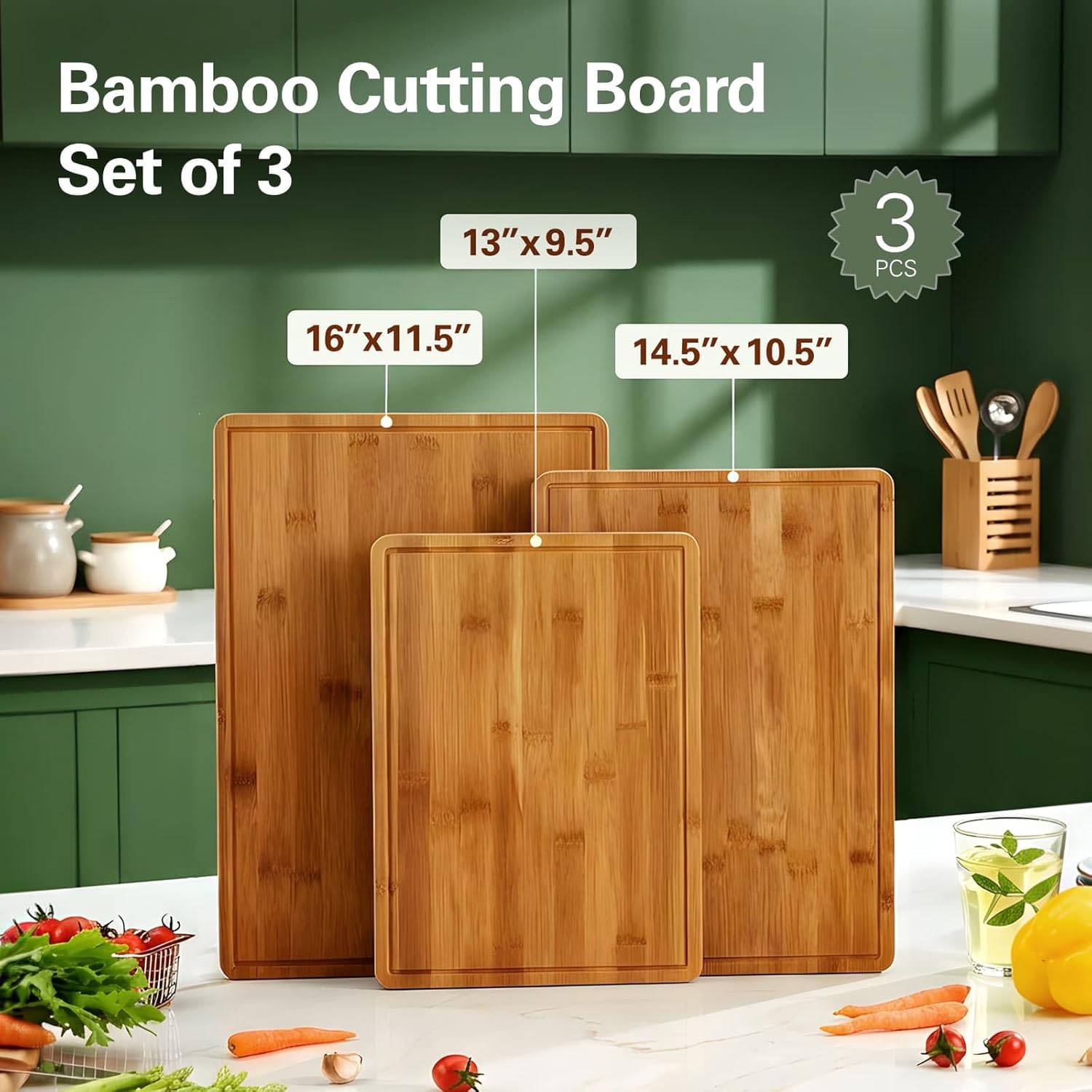 ألواح تقطيع من الخيزران للمطبخ - مراجعة Meal Prep For Cutting وسعره